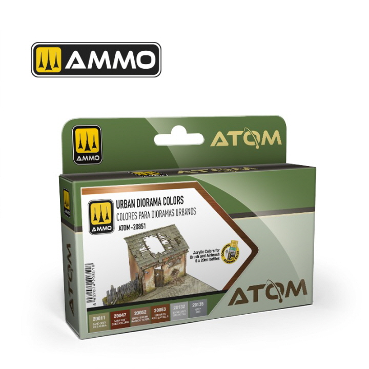 [ܼ] CG20851 [MIG AMMO] CG20851 ATOM Urban Diorama Colors