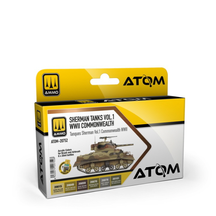 [ܼ] CG20752 [MIG AMMO] CG20752 ATOM Sherman Tanks Vol 1 WWII Commonwealth Set