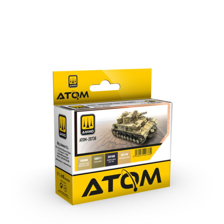 [ܼ] CG20738 [MIG AMMO] CG20738 ATOM D.A.K Colors WWII Set