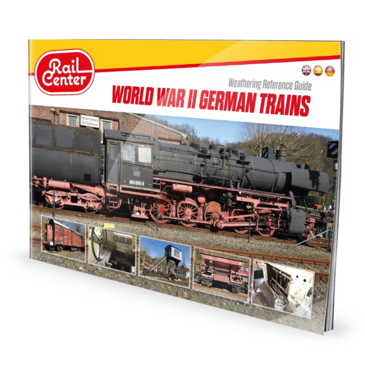 [ܼ] CGR-1400 [MIG AMMO] CGR-1400 AMMO RAIL CENTER Visual Modelers Guide WWII German Trains (Multilingual)