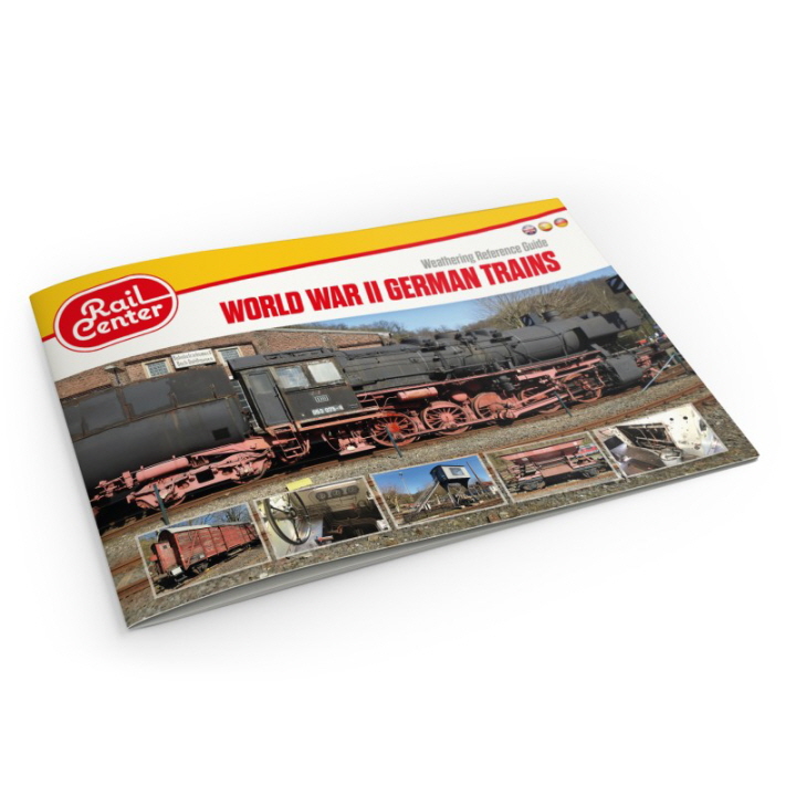 [ܼ] CGR-1400 [MIG AMMO] CGR-1400 AMMO RAIL CENTER Visual Modelers Guide WWII German Trains (Multilingual)