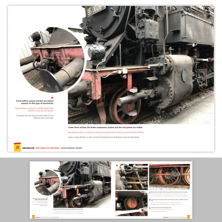 [ܼ] CGR-1400 [MIG AMMO] CGR-1400 AMMO RAIL CENTER Visual Modelers Guide WWII German Trains (Multilingual)