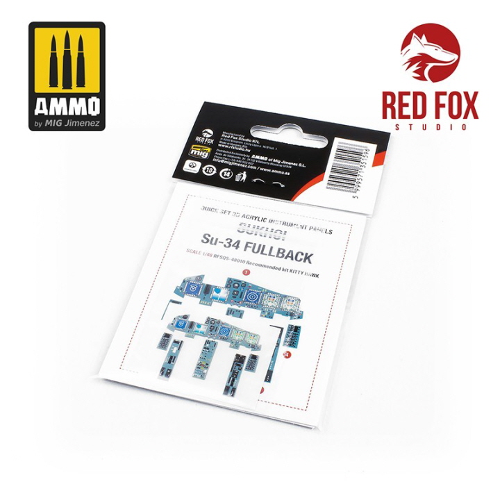 [ܼ] CGRFSQS-48010 [MIG AMMO] CGRFSQS-48010 1/48 Su-34 Fullback (for Kitty Hawk kit)