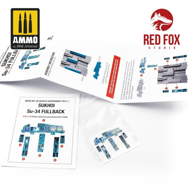 [ܼ] CGRFSQS-48010 [MIG AMMO] CGRFSQS-48010 1/48 Su-34 Fullback (for Kitty Hawk kit)