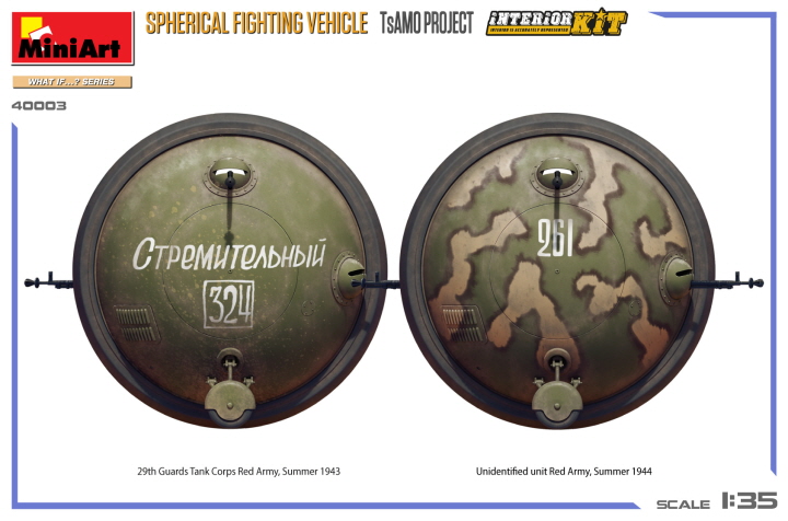 [���ܼ�] BE40003 [Miniart] BE40003 1/35 Spherical Fighting Vehicle (TsAMO Project).Interior Kit