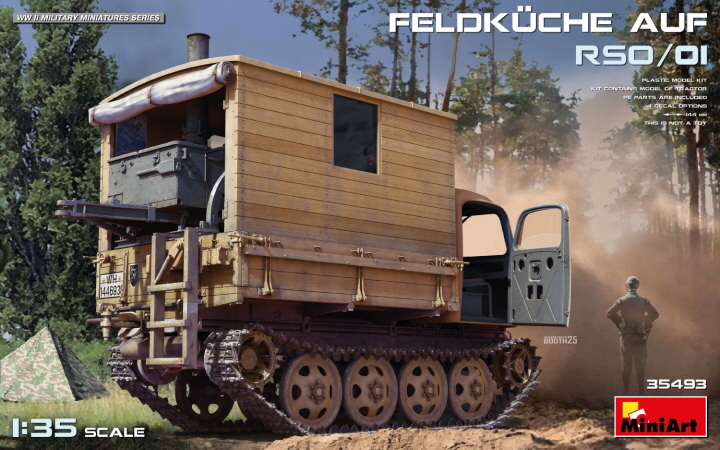 [ܼ] BE35493 [Miniart] BE35493 1/35 Feldkuche Auf RSO/01