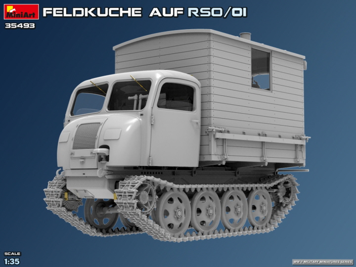 [ܼ] BE35493 [Miniart] BE35493 1/35 Feldkuche Auf RSO/01
