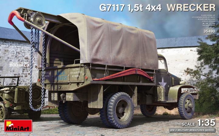 [ܼ] BE35490 [Miniart] BE35490 1/35 G7117 1,5t 4x4 Wrecker