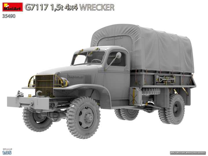 [ܼ] BE35490 [Miniart] BE35490 1/35 G7117 1,5t 4x4 Wrecker