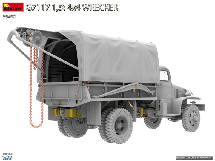 [ܼ] BE35490 [Miniart] BE35490 1/35 G7117 1,5t 4x4 Wrecker