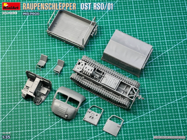 [ܼ] BE35480 [Miniart] BE35480 1/35 Raupenschlepper Ost RSO/01. Mid Prod