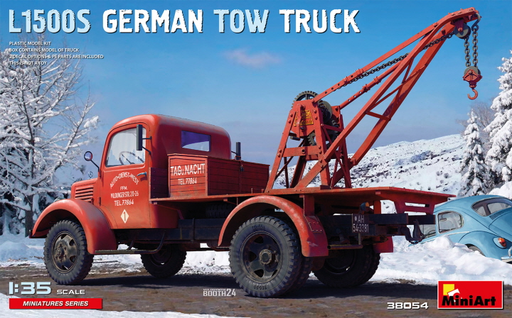 [ܼ] BE38054 [Miniart] BE38054 1/35 L1500S GERMAN TOW TRUCK