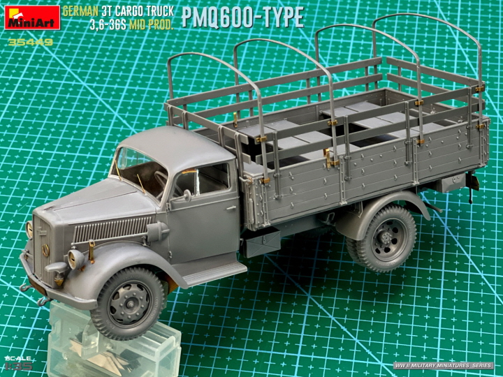 [ܼ] BE35449 [Miniart] BE35449 1/35 German 3t Cargo Truck 3,6-36SMid Prod PmQ600-Type