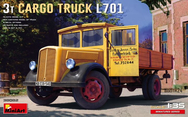[ܼ] BE38082 [Miniart] BE38082 1/35 3t Cargo Truck L701