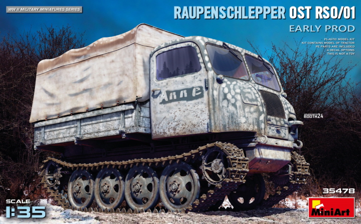 [ܼ] BE35478 [Miniart] BE35478 1/35 Raupenschlepper Ost RSO/01.