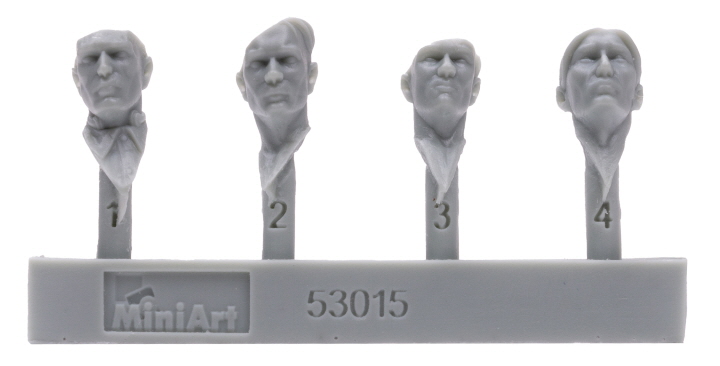[ܼ] BE53015 [Miniart] BE53015 1/35 Panzer Crew. France 1944. Resin Heads
