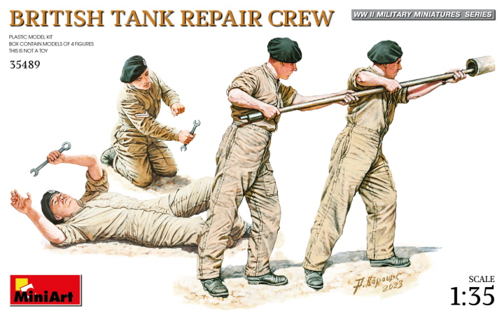 [ܼ] BE35489 [Miniart] BE35489 1/35 British Tank Repair Crew