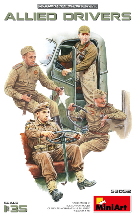 [ܼ] BE53052 [Miniart] BE53052 1/35 Allied Drivers
