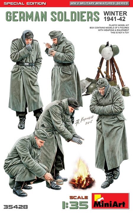 [ܼ] BE35428 [Miniart] BE35428 1/35 German Soldiers Winter 1941-42, Special Edition