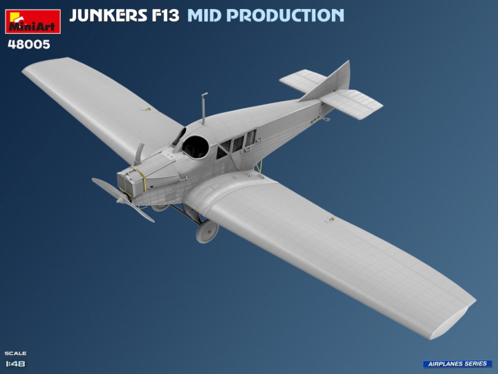 [ܼ] BE48005 [Miniart] BE48005 1/48 Junkers F13. Mid Prod. German, Polish, Swiss Service