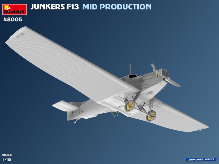 [ܼ] BE48005 [Miniart] BE48005 1/48 Junkers F13. Mid Prod. German, Polish, Swiss Service