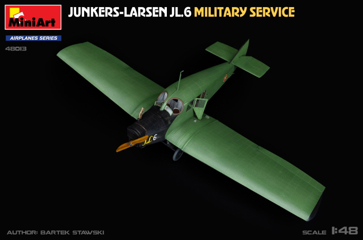 [ܼ] BE48013 [Miniart] BE48013 1/48 Junkers-Larsen JL.6.Military Service