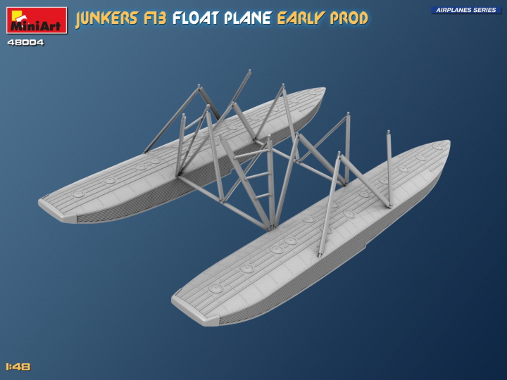 [ܼ] BE48004 [Miniart] BE48004 1/48 Junkers F13 Float Plane. Early Prod