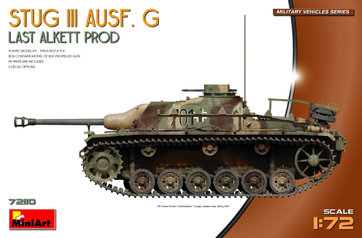 [ܼ] BE72110 [Miniart] BE72110 1/72 StuG III Ausf. G Last Alkett Prod