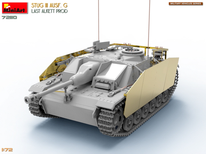 [ܼ] BE72110 [Miniart] BE72110 1/72 StuG III Ausf. G Last Alkett Prod