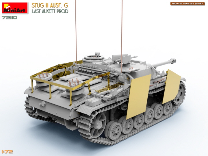 [ܼ] BE72110 [Miniart] BE72110 1/72 StuG III Ausf. G Last Alkett Prod
