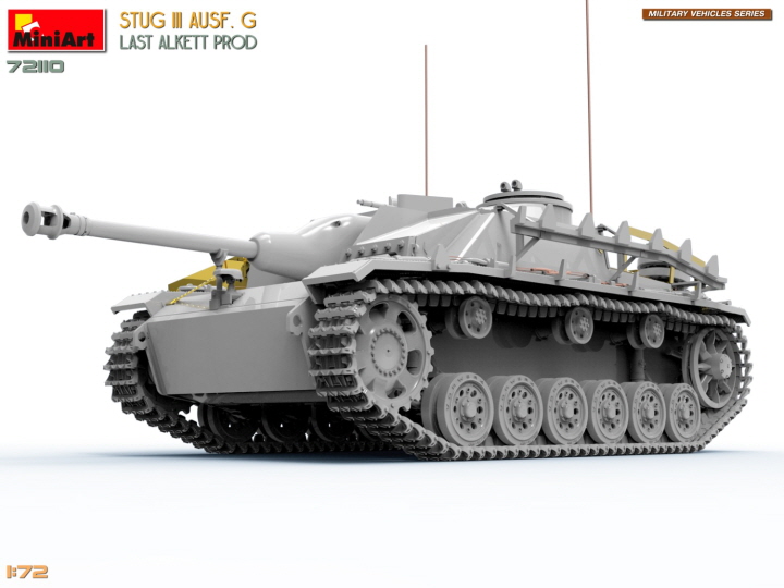 [ܼ] BE72110 [Miniart] BE72110 1/72 StuG III Ausf. G Last Alkett Prod