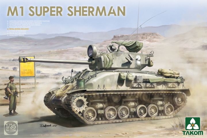 [ܼ] BT2206 [Takom] BT2206 1/35 M1 SUPER SHERMAN