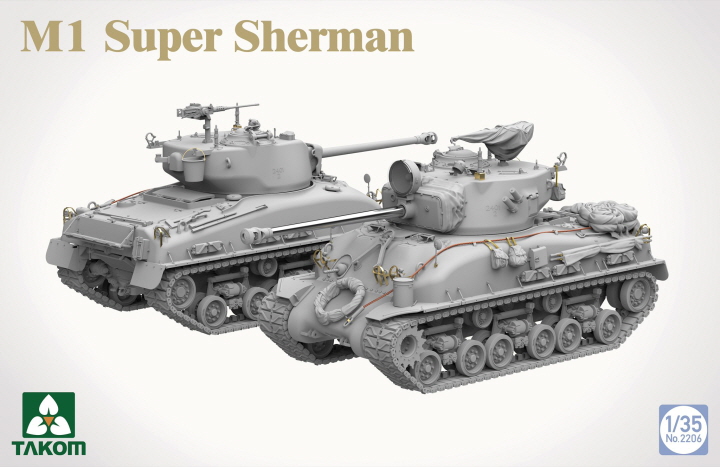 [ܼ] BT2206 [Takom] BT2206 1/35 M1 SUPER SHERMAN