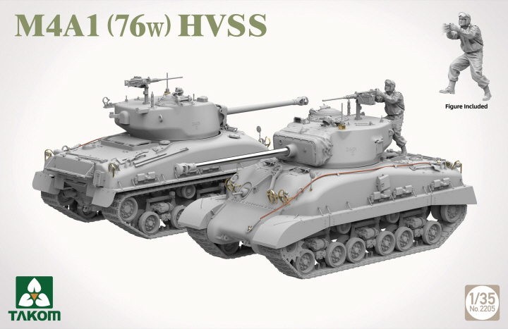 [ܼ] BT2205 [Takom] BT2205 1/35 M4A1(76w) HVSS