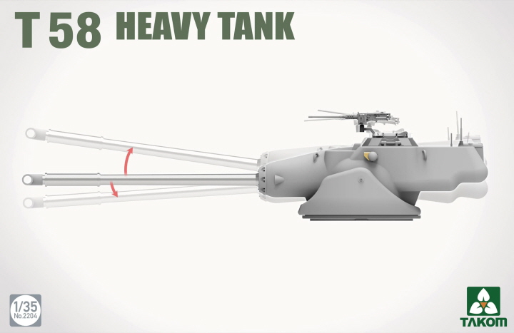 [ܼ] BT2204 [Takom] BT2204 1/35 T 58 HEAVY TANK