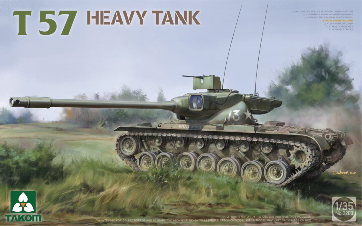 [ܼ] BT2203 [Takom] BT2203 1/35 T 57 HEAVY TANK