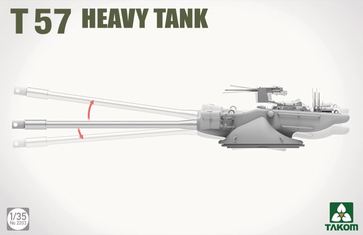 [ܼ] BT2203 [Takom] BT2203 1/35 T 57 HEAVY TANK