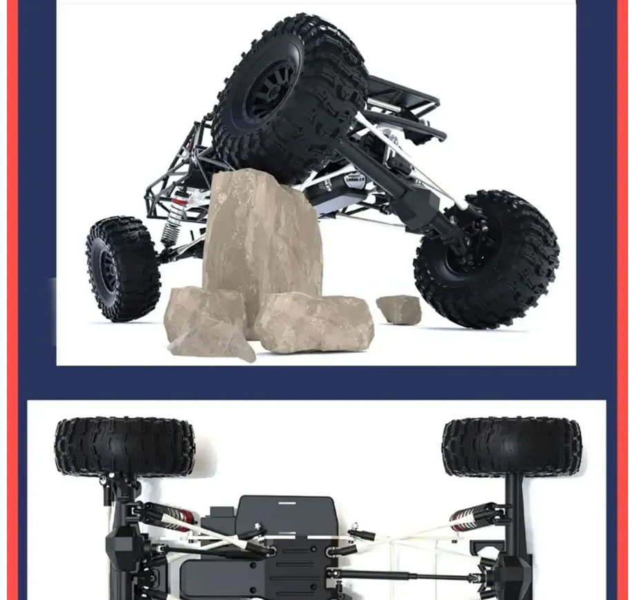 [ܼ] YK4061 Blue Black [YK HOBBY] 1:6 YK4061 귯ø ROCKSLIDER Ŭ︵ 4WD  ( ,Ʈ ߽), 