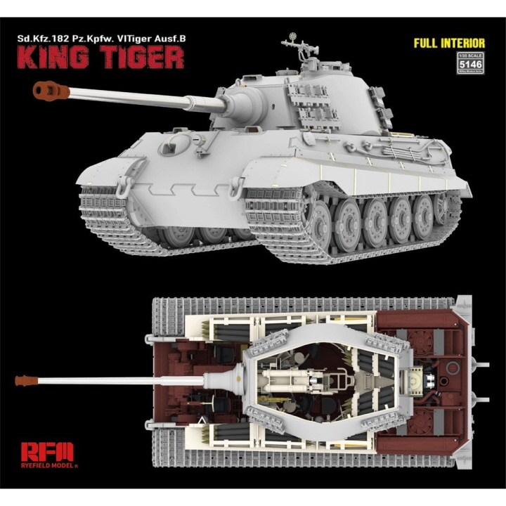 [���ܼ�] CRM5146 [RFM] CRM5146 1/35 Sd.Kfz.182 Pz.Kpfw. VI Ausf.B King Tiger with full interior