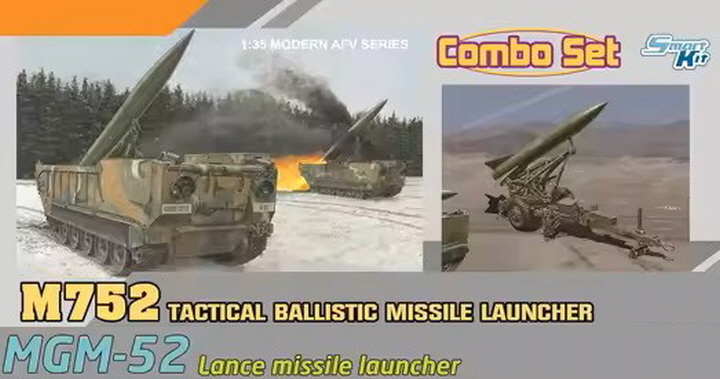 [ܼ] BD3592 [Dragon] BD3592 1/35 M752 tactical ballistic missile launcher & 1/35 MGM-52 Lance Missile launcher