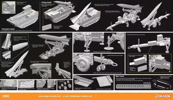 [ܼ] BD3592 [Dragon] BD3592 1/35 M752 tactical ballistic missile launcher & 1/35 MGM-52 Lance Missile launcher