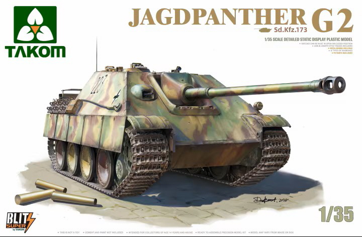 [ܼ] BT35002 [Takom] BT35002 1/35 JAGDPANTHER G2 Sd.Kfz.173 G2