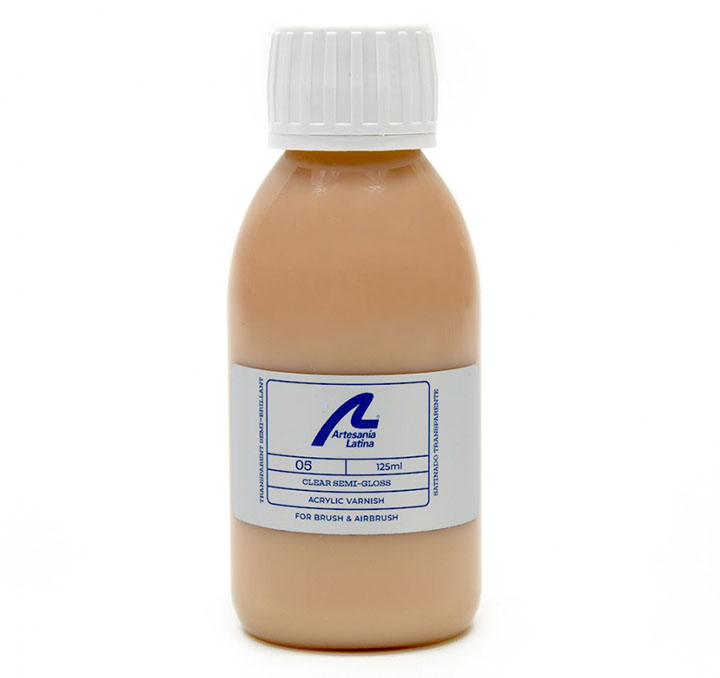 [ܼ] BA27605 [Artesania-Latina] BA27605 Transparent Semi-Gloss Varnish - 125 ml
