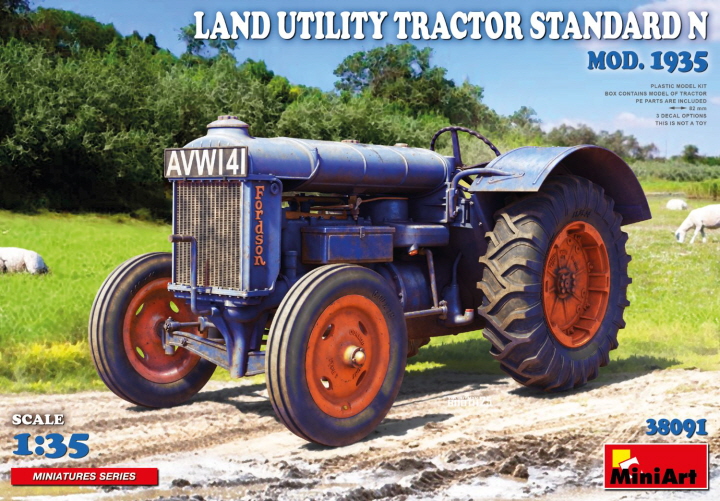 [ܼ] BE38091 [Miniart] BE38091 1/35 LAND UTILITY TRACTOR STANDARD N MOD.1935