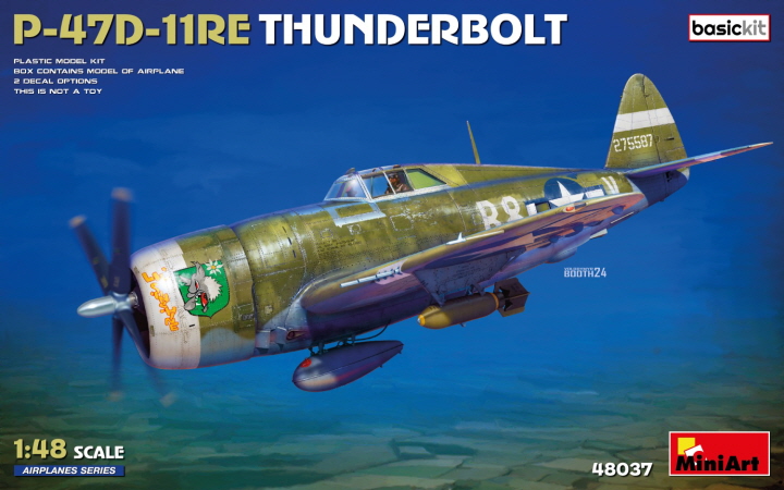 [ܼ] BE48037 [Miniart] BE48037 1/48 P-47D-11RE Thunderbolt - Basic Kit