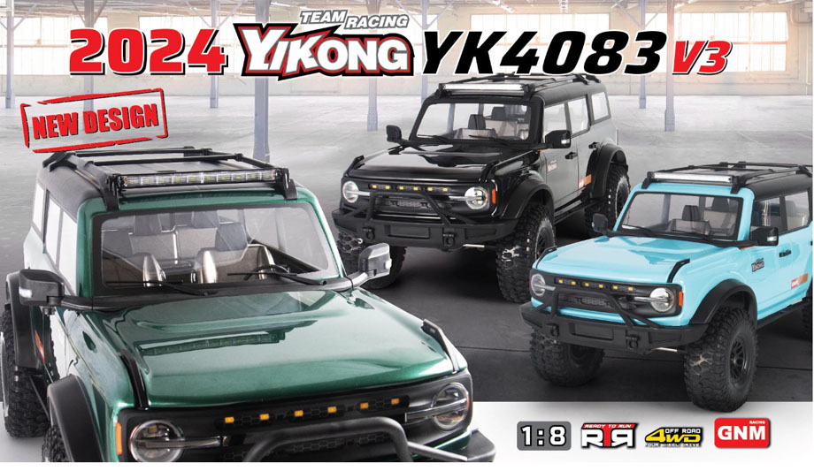 [ܼ] yk4083 V3 AZ(귯ø) [YK HOBBY] (귯ø) ֽ 1:8 YK4083 V3 pro ROCK Trial  Ʈ̾RTR (ī̺) **10ä  