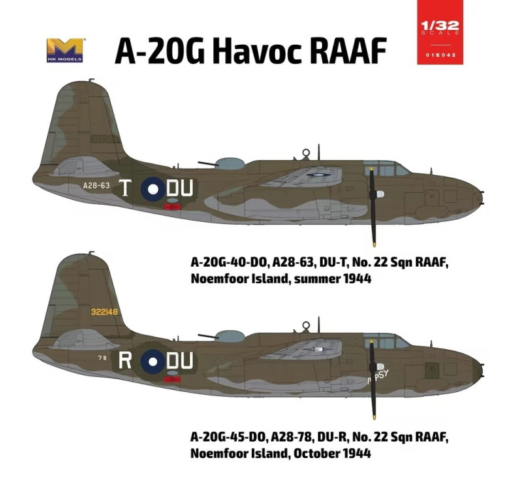 [ܼ] BKE042 [HK Model] BKE042 1/32 A-20G Havoc RAAF(Normal version)