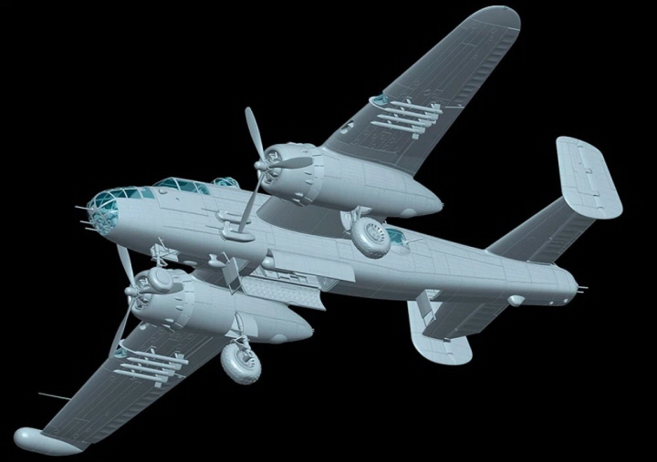 [ܼ] BKF016 [HK Model] BKF016 1/48 B-25 PBJ-J1 Mitchell