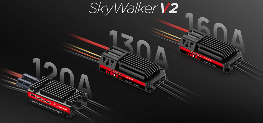 [ܼ] 30222300 [HOBBYWING] Skywalker V2 130A OPTO HV Brushless ESC 귯ø ӱ (6-14S )