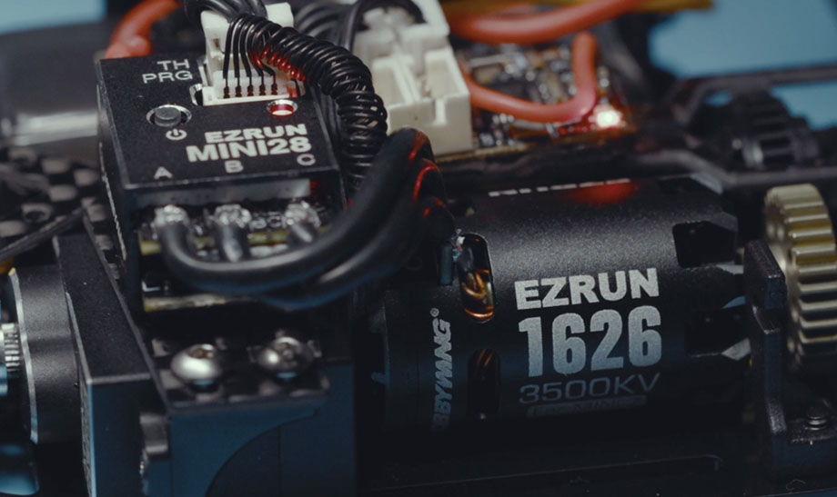 [ܼ] 30101300 30402655 [HOBBYWING] EZRUN MINI28 Ezrun 1626 Sensored Motor 6500KV (1/28  ̴ 30A ӱ  EZRUN Mini28 ޺)